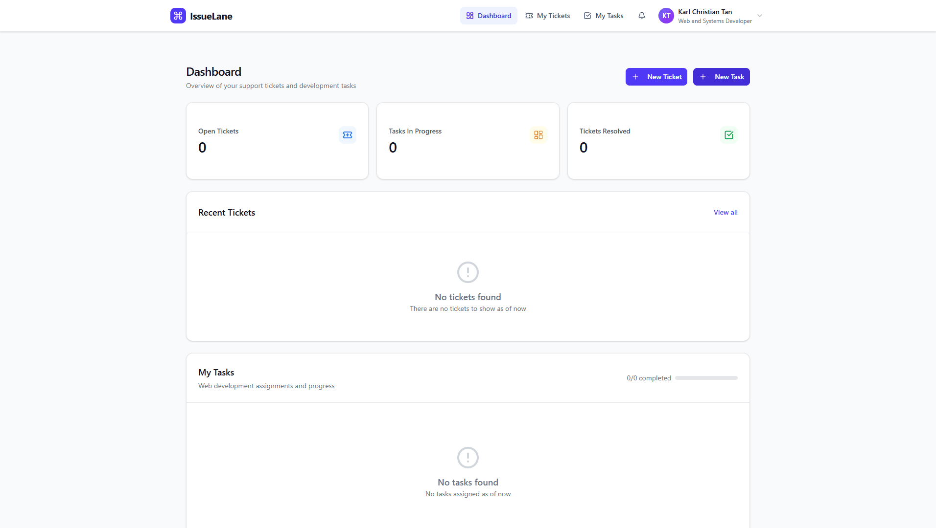 IssueLane Ticket Management System